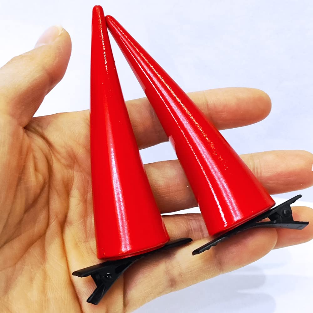 Amazon.com : Anime Power Horns Hair Clips Devil Horn PVC  display picture 1