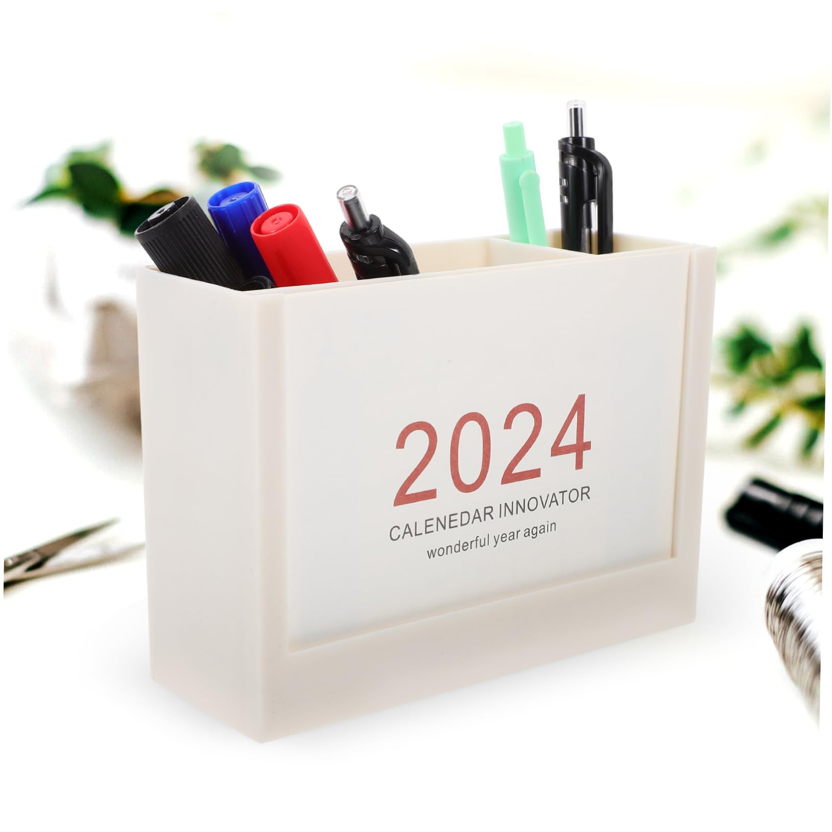 TEHAUX 5piezas Portalápices De Plástico Multifuncional Compartimentos Para Oficina y Maquillaje Organizador De Escritorio Soporte Para Lápices y Cepillos De Cosméticos Diseño Moderno