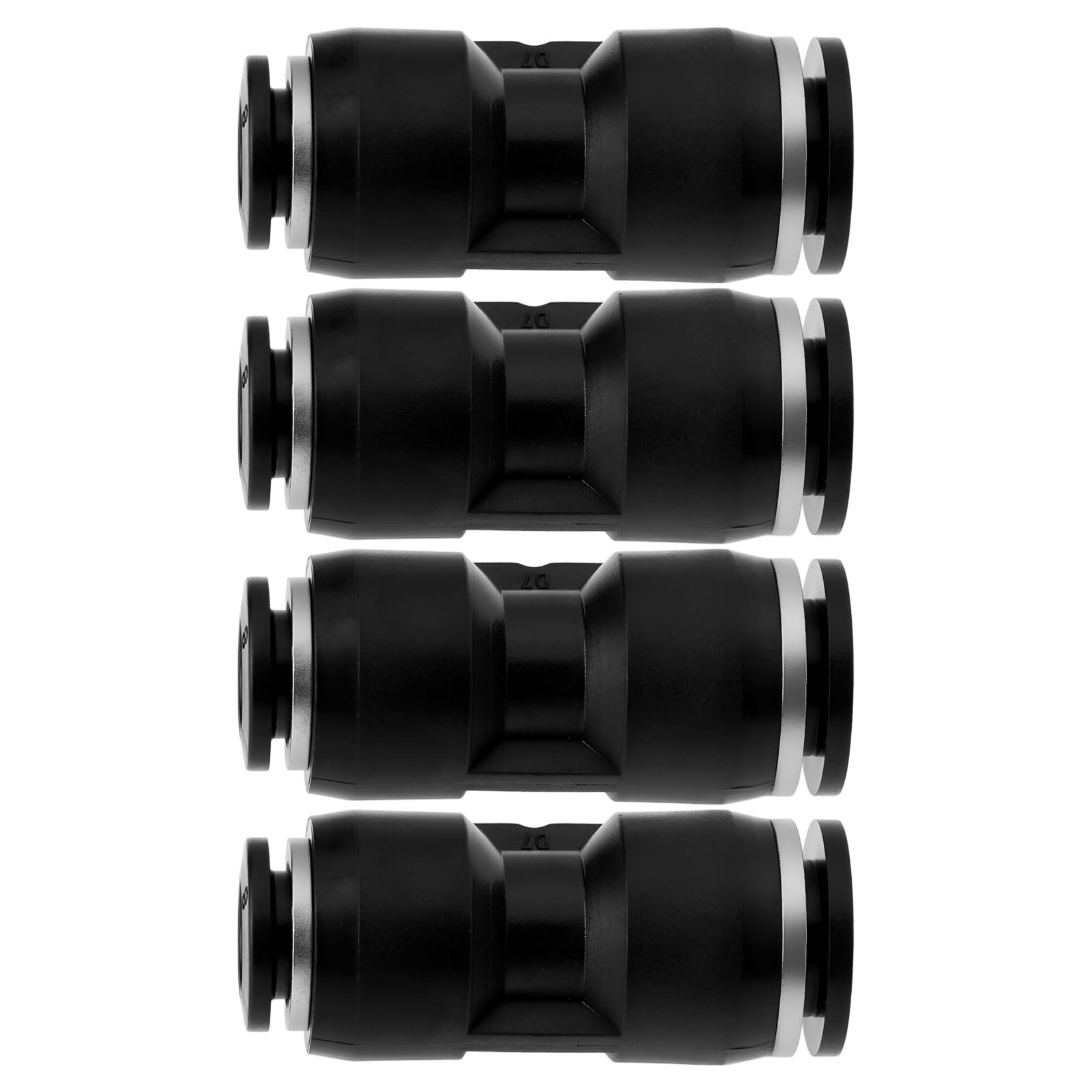 ECSiNG 4Pcs 10mm to 8mm Pipeline Diameter Reduction Speed Push Fit Adapter Suitable for Liquid and Gas Pipelines