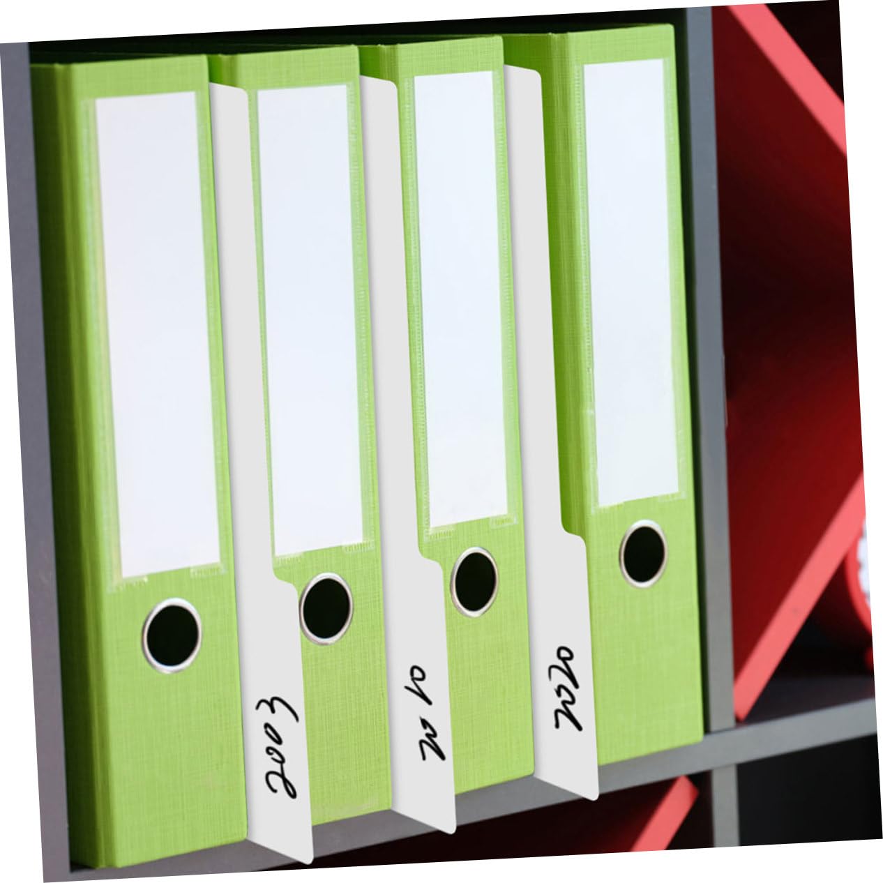 BESPORTBLE 2sets Divisor De Registros Pestañas Organizadoras De De Vinilo Separadores De Libros De Biblioteca Pestañas del Organizador De Registros Páginas 15pcs*2