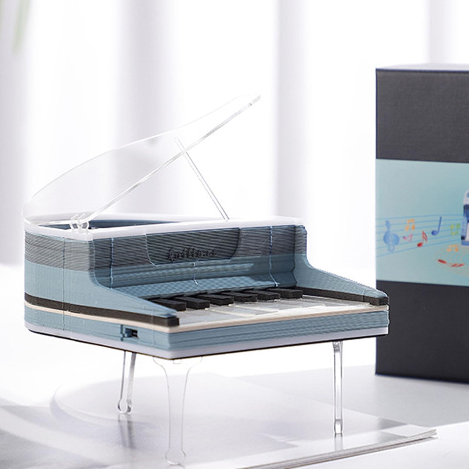 Hidyliu Nota di Calendario per Musicale 3D per Bambini, Design Giocabile e Interattivo per Il Divertimento in Famiglia, Scultura in Carta di Alta qualità, Regalo di Compleanno Ideale