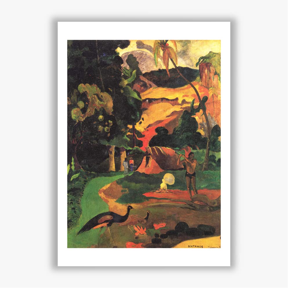 Paon dans le champ de Paul Gauguin : impression murale XL d'art postimpressionniste - 2