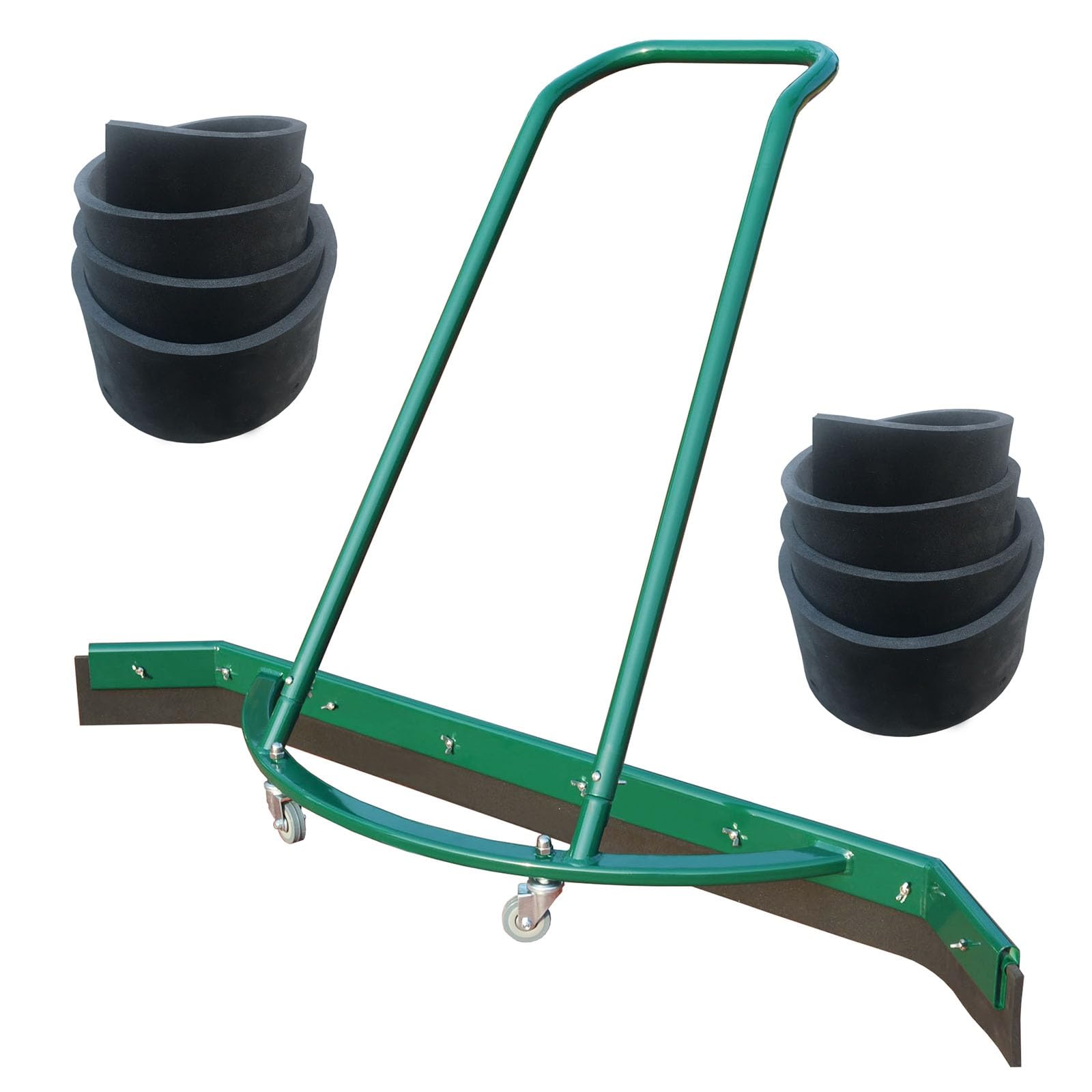 water remover， Heavy Duty Squeegees Floor Water Remover Squeegee Broom Indoor Outdoor, Aluminum Mobile Pusher