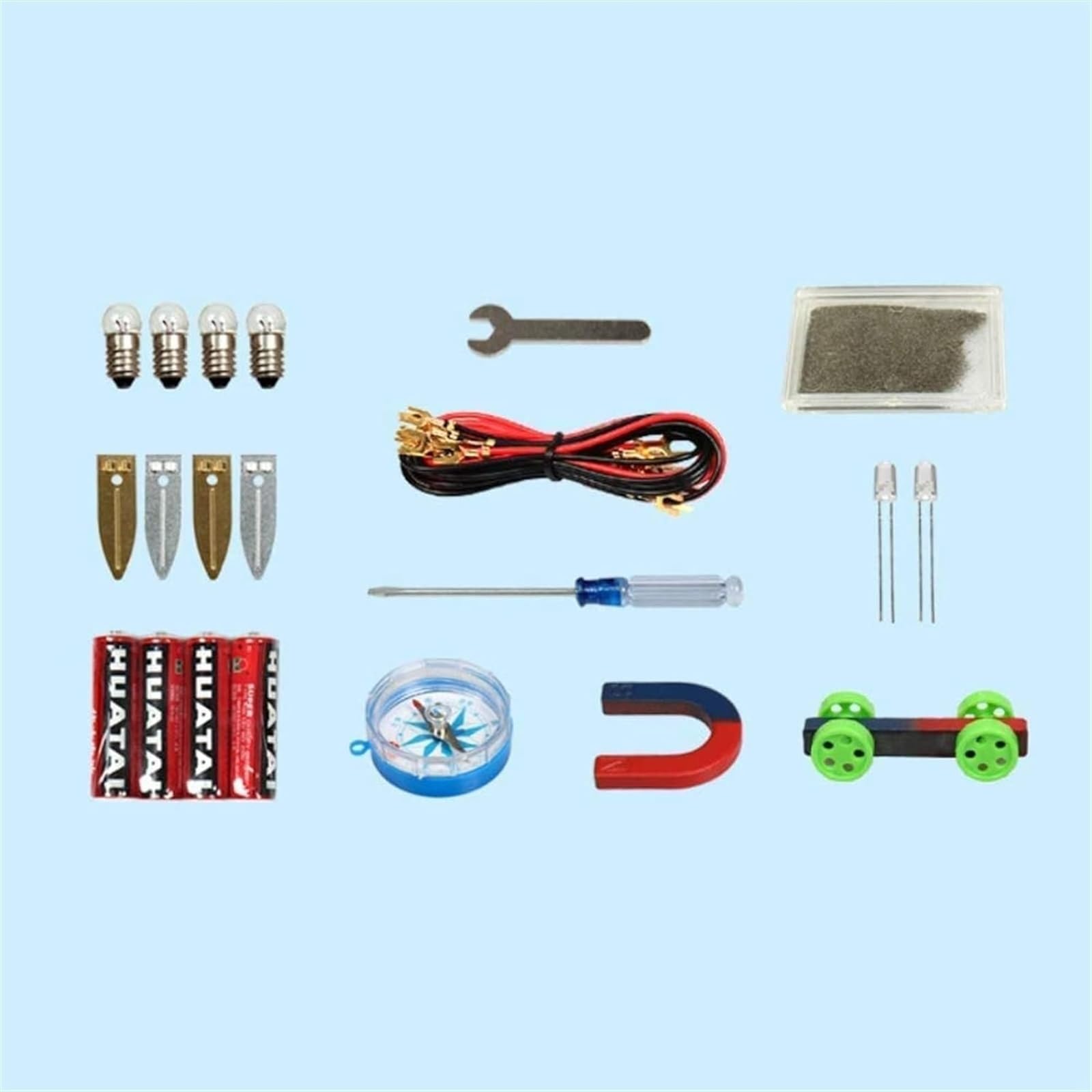 Vollständiger Satz Elektrischer Schaltungsphysik-Experimentierkits, Standardversion Elektromagnetismus-Lehr- Und Forschungsgerät