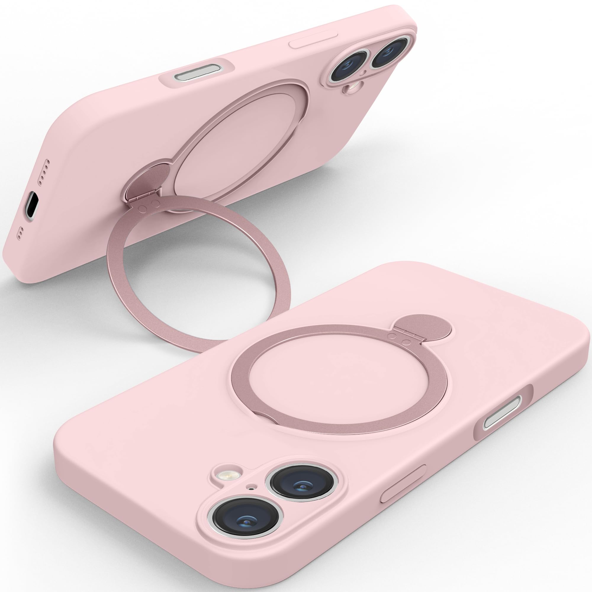 Amazon.co.jp: Guyemuzi iPhone 16 ケース リング付き シリコン