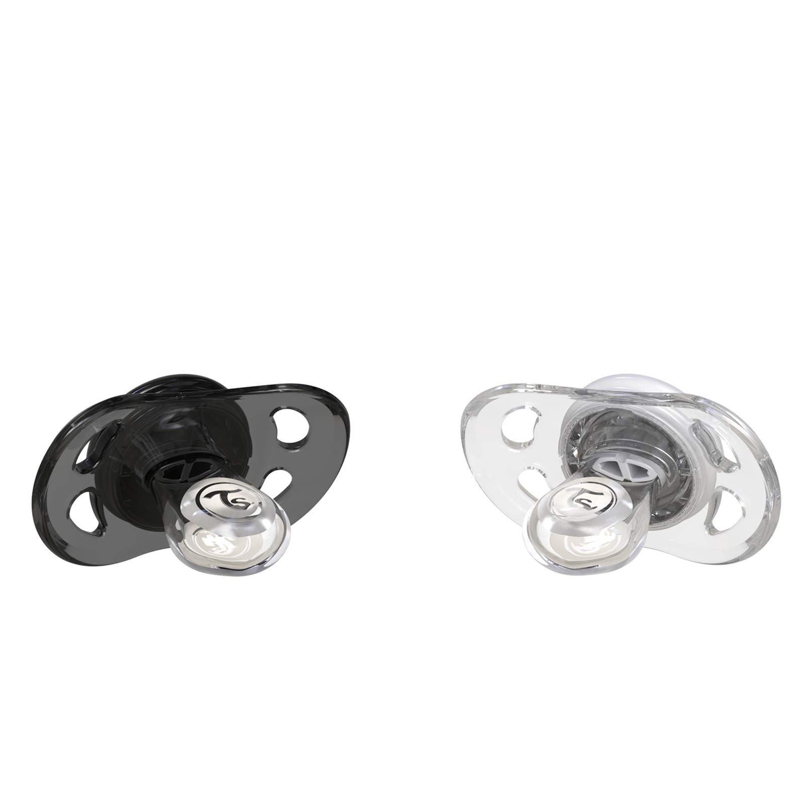 Twistshake Pacifier, Black/White, 2ct