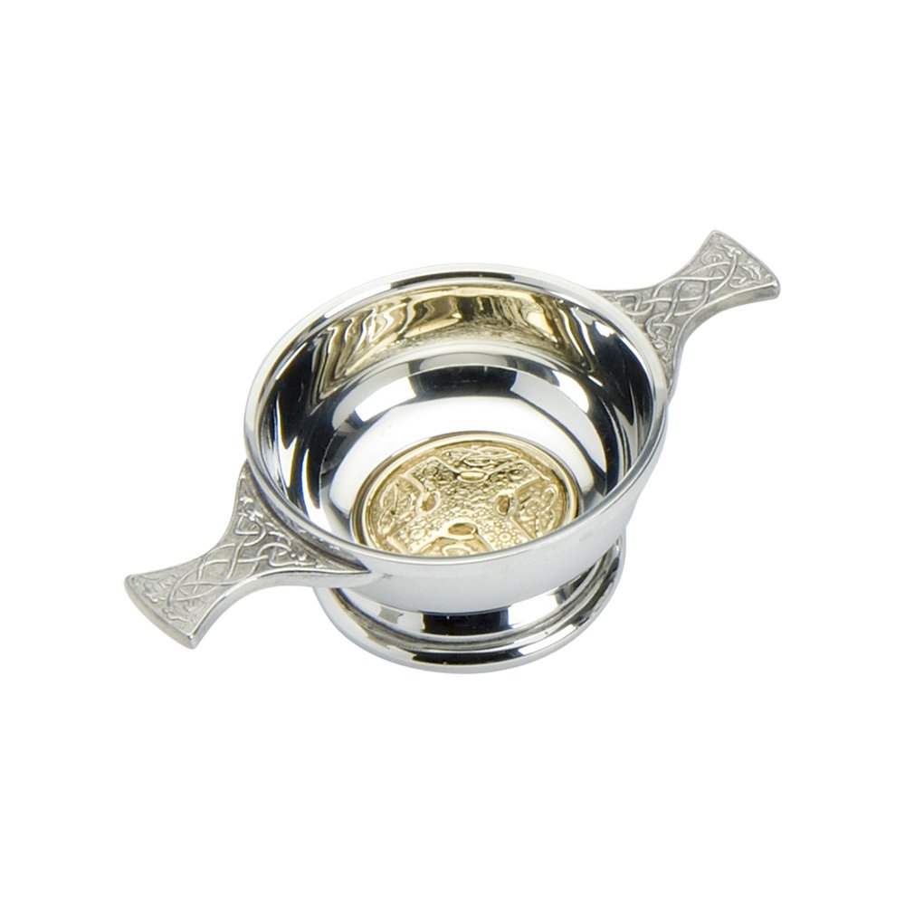 Buy Edwin Blyde & Co Quaich with Brass Cross Design and Celtic handles