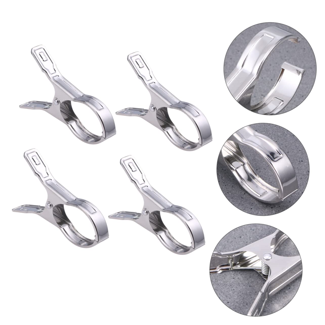 Ciieeo 2 Set Mollette Acciaio Inossidabile Antiscivolo Per Asciugatura Dei Vestiti Clip Per Biancheria Per Esterni E Interni Resistente E Facile Da Usare 12 Pezzi*2