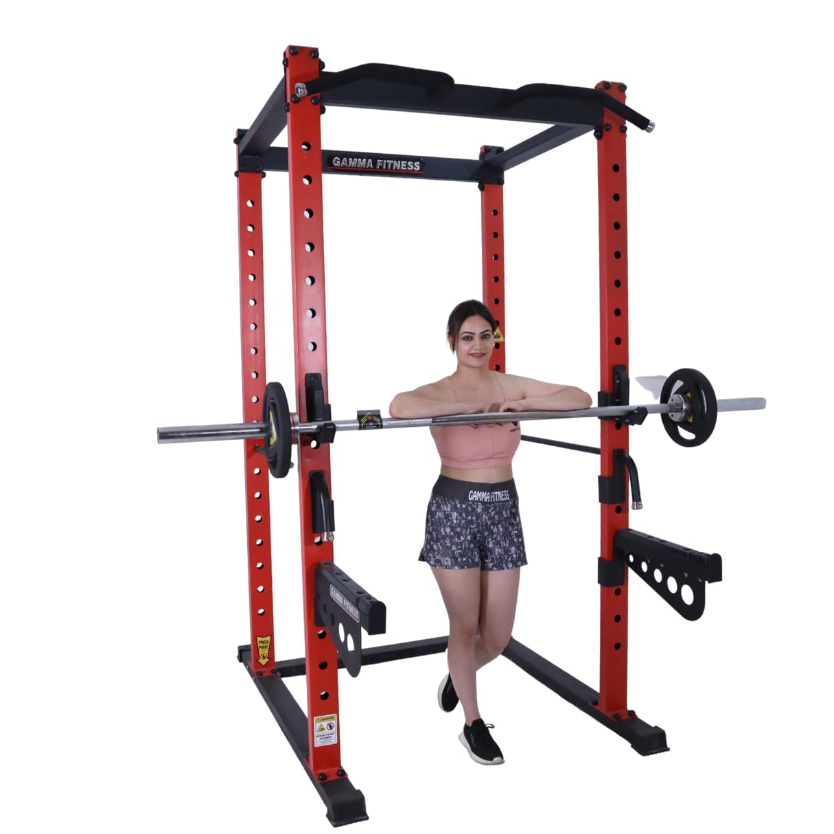 GAMMA FITNESS Power Squat Rack PR-54 Luxury| Commercial Heavy Duty Power Squat Rack Rubberized J-Hooks and Protective Spotters| Power Squat Rack for Total Body Workout| (B0C59HCKWW) Amazon Price History, Amazon Price Tracker