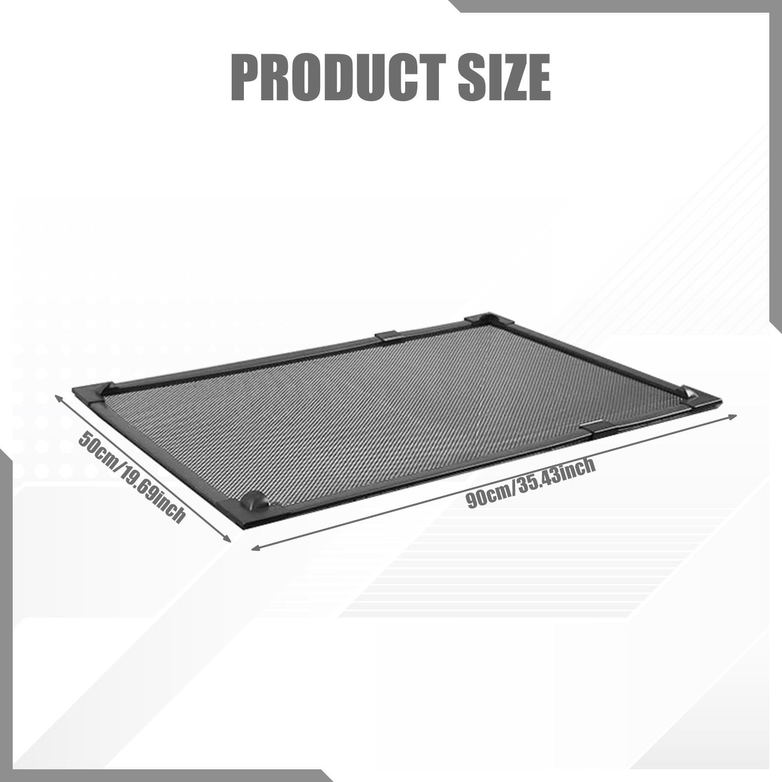 Coperchio Dell'acquario, Copertura di Ricambio per Acquario, Rete per Acquario, Facile Installazione, Kit Fai da Te, 50x90 Cm
