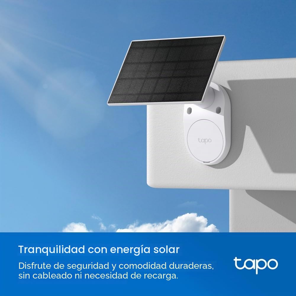 Tapo C460 Kit 4K 8MP Batería Solar Cámara de Seguridad para Exteriores inalámbrica, CCTV, Ultra HD, sin Tarifa mensual, detección de IA, conversación bidireccional, IP66, visión Nocturna a Color