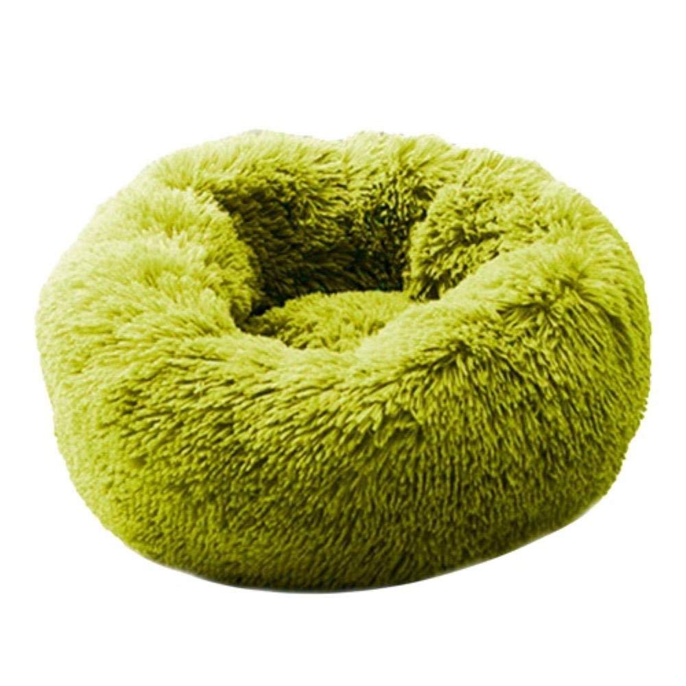 Nid de chat lit rond pour chien anti-stress vert XS 40cm