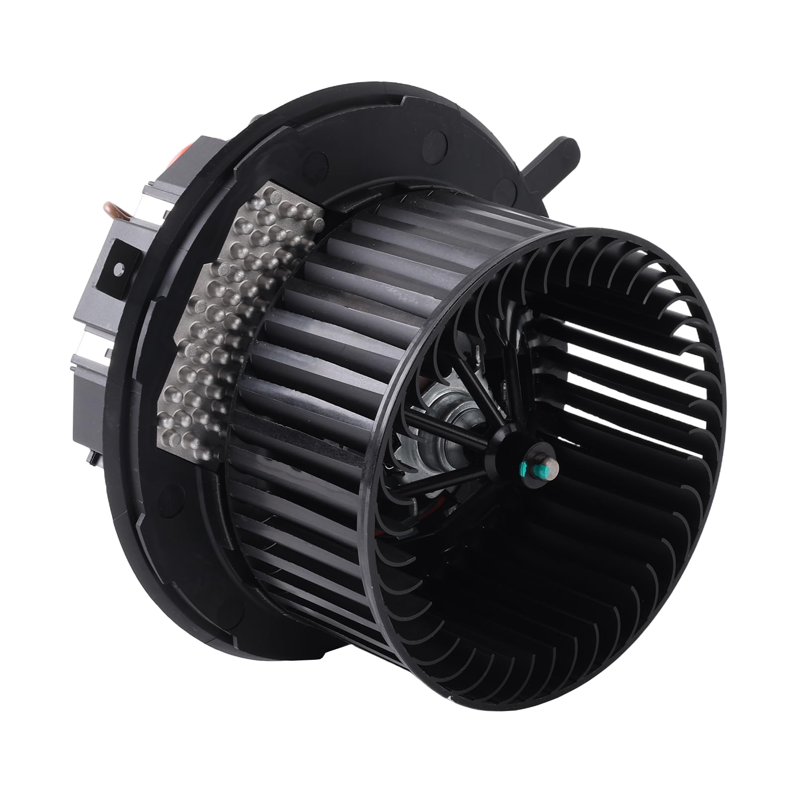 Ventilador de calefacción con motor de soplador interior con regulador integrado, apto para Octavia II 1Z3 1Z5 Alhambra II 710 711 Yeti 5L Golf V Plus Passat B6 Eos 1F7 1F8 Accesorios de coche Parte