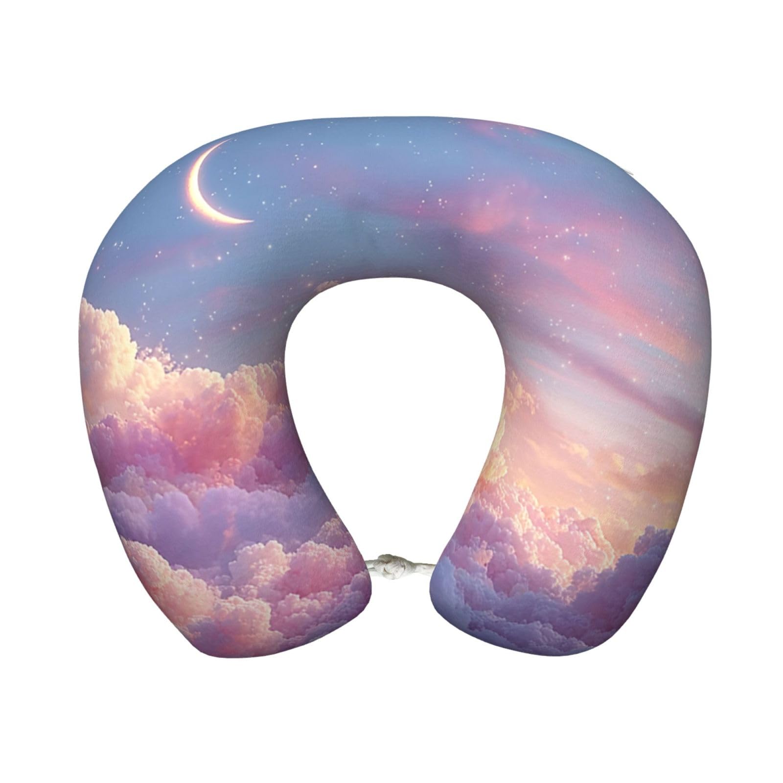 Neck Pillow Memory Foam Contour Pillow Sheep Travel Pillow for Sleeping Comfortable U Shape Pillows for Traveling Car Headrest Home Office Fits Most Neck Sizes