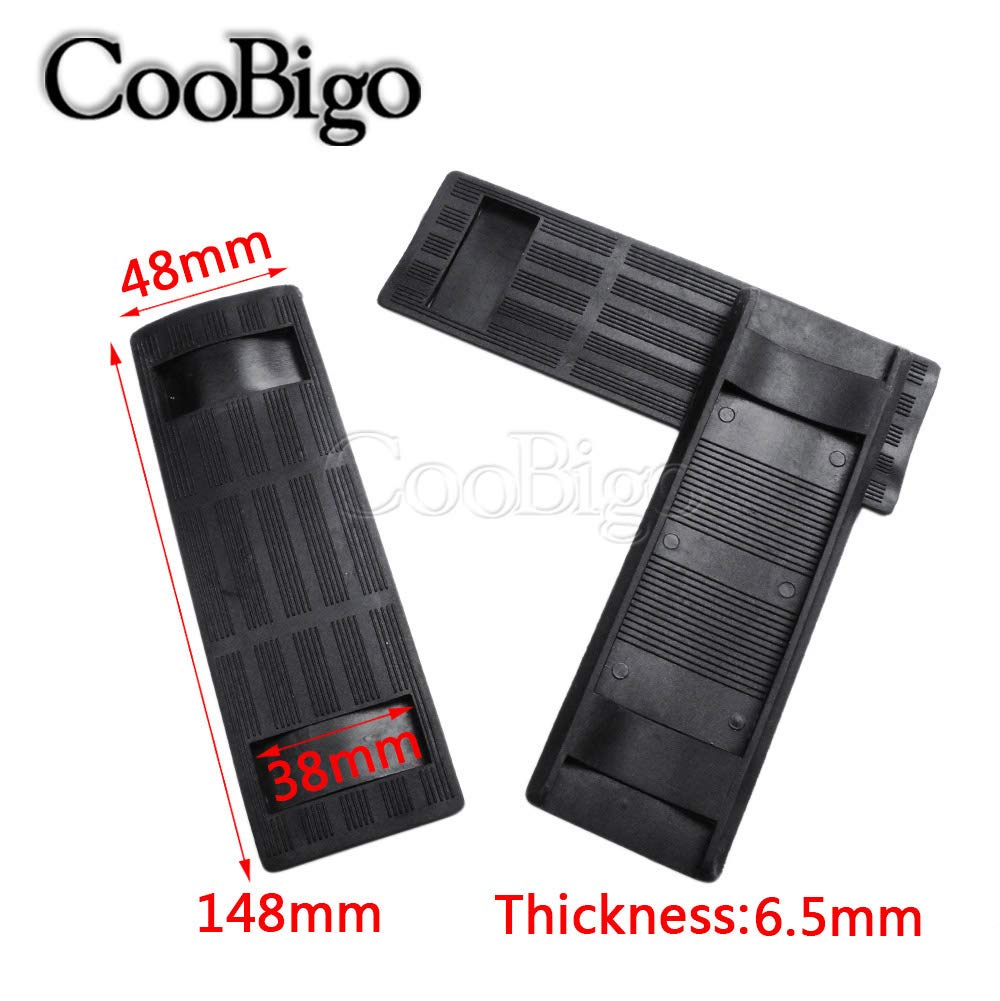CooBigo® 5 Pcs Non-slip Replacement Shoulder Bag Strap Pads Rubber Pad Military Quality for Backpack Straps Webbing Bag Parts Sewing Accessories (Webbing Size : 38mm)