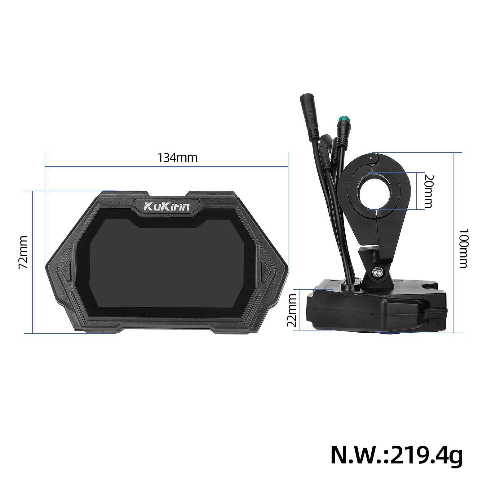 Indicatore di strumenti per Kukirin G2 Pro/G2 Max, display a LED, valvola a farfalla, display per controller per scooter elettrico Kukirin (TFM13-FEIMI-4)