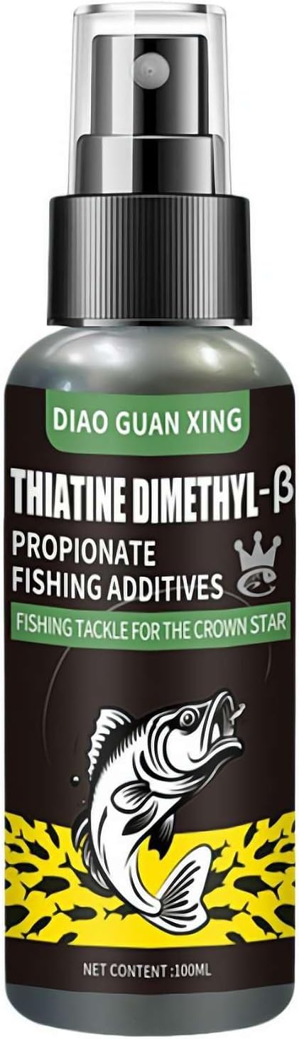 100ml Fish Attractant, Bait Additive Liquid with DMPT Formula for Increased Catch Rate, Fishing Bait Additive, All Season Use for Freshwater and Saltwater Fishing