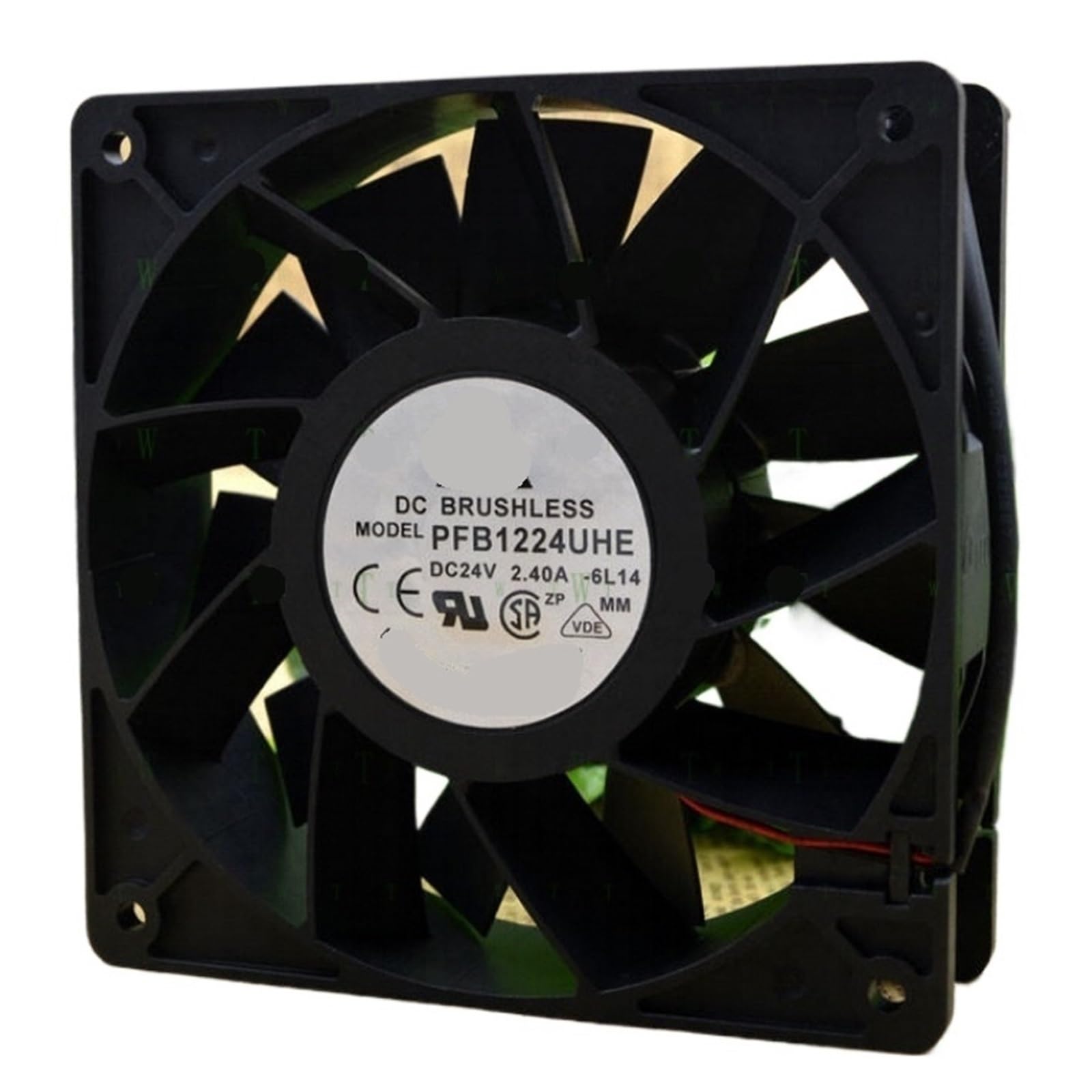XBNYIGHNA PFB1224UHE 24V 2.40A 120x120x38mm 2-Wire Cooling Fan