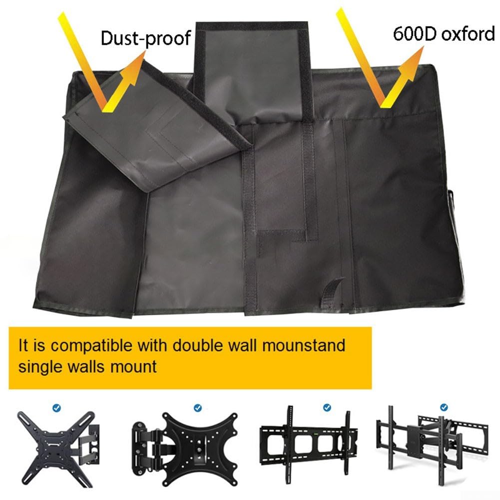 Housse De Protection Pour TV D'extérieur - Étanche - Tissu Oxford 600D