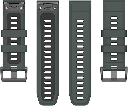 Miniatura 4 de Chofit Correa de reloj compatible con Garmin Approach S70 de 1.65 y 1.77 pulgadas, correa deportiva de repuesto de silicona suave Quitck Fit