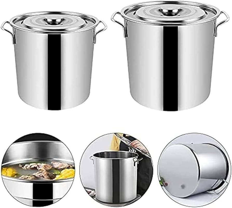 吊るし鍋　40cmくらい Amazon｜寸胴鍋 20cm-40cm 業務用ステンレス寸胴鍋 IH寸胴鍋