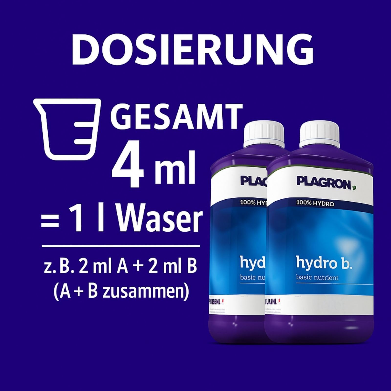 Weedness Plagron Hydro A+B 5 litrów – nawóz do hydrokultury, do uprawy roślin wewnątrz