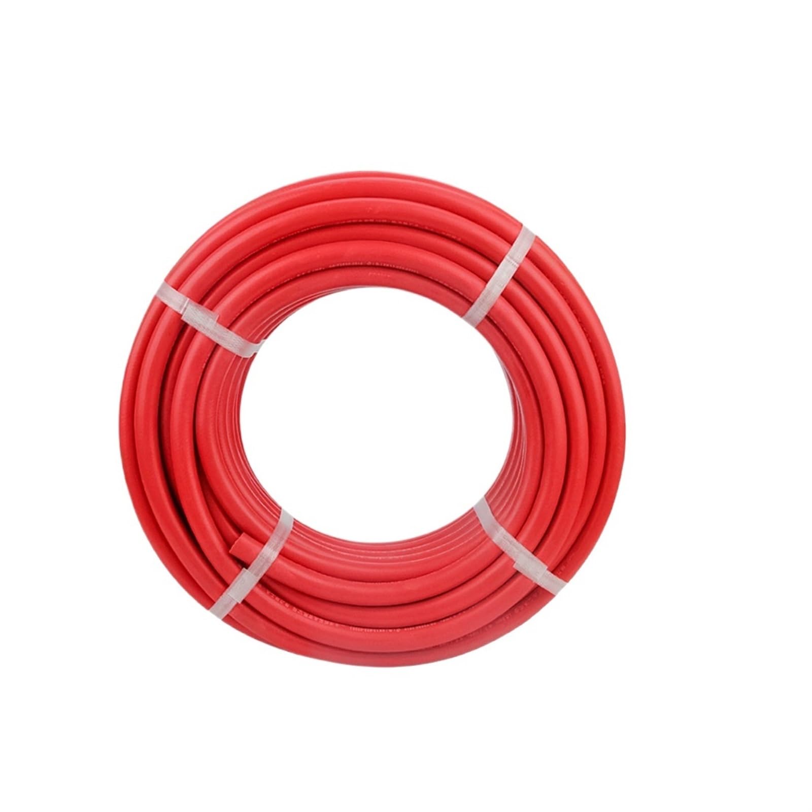 Manguera de soplete de soldadura doble, manguera de soldadura de 1 m, tubo trenzado de alta presión, combustible, aceite, gas y aire (rojo)
