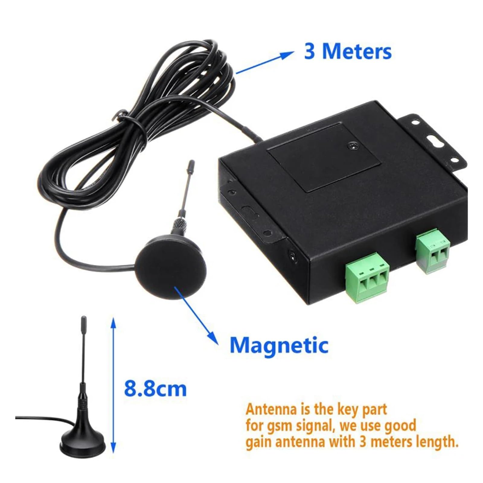 Zestaw do otwierania bramy GSM zdalny włącznik/wyłącznik bezpłatne połączenie obsługa poleceń SMS 850/900/1800/1900 MHz