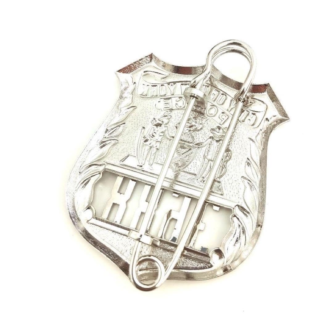 新品 NYPD ニューヨーク市警察 ポリスバッジ /O/ 襟章 MIDTOWN SOUTH