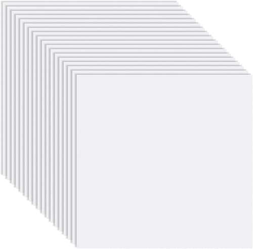 18 azulejos de techo blancos de 2 x 2 pies, panel de techo de PVC liso, fácil instalación, azulejos de espuma para impermeables, lavables y