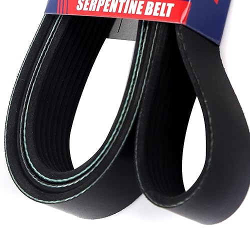 Miniatura 7 de MOCA 8PK1675 EPDM Cinturón Serpentine para Cadillac CTS 6.2L V8 6162cc 376ci (Supercargador), 1999-2004 para Ford F150 5.4L V8 330ci solo para