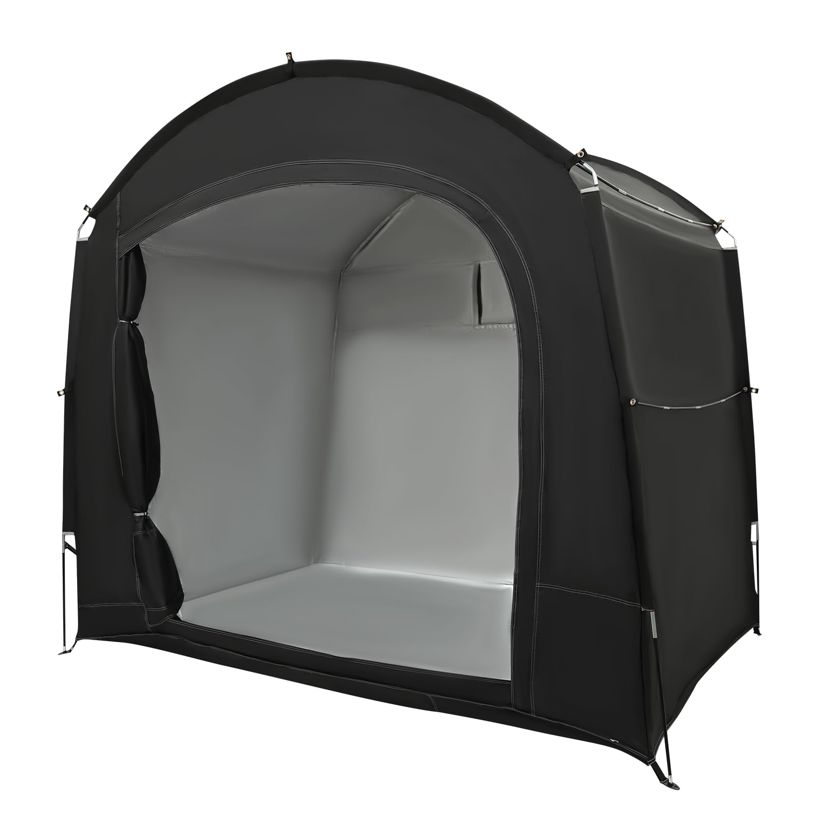Tenda per 3 biciclette, 220 x 150 x 185 cm, impermeabile, portatile, per biciclette, attrezzi da giardino