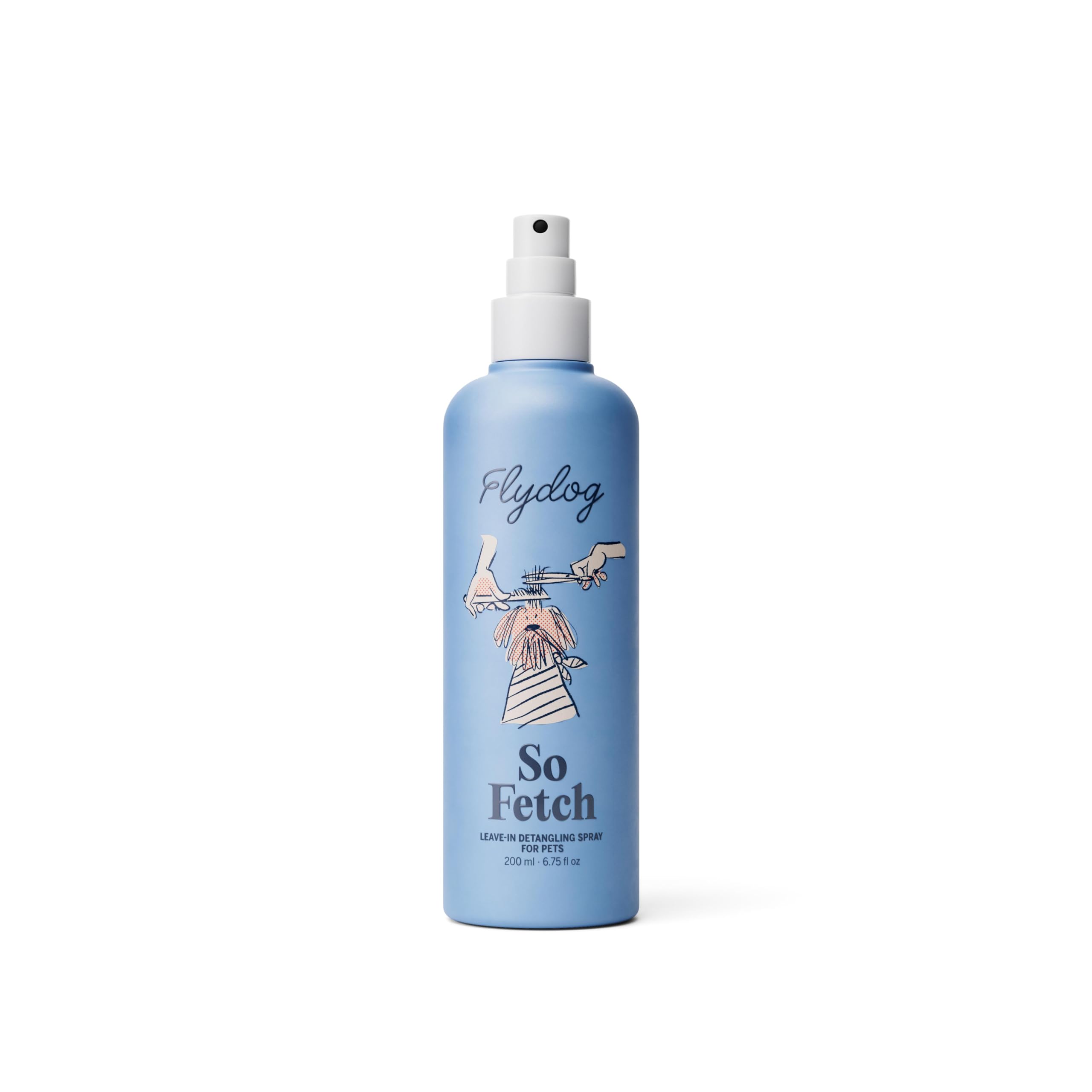 FlyDog Pet Detangler Spray for Dogs & Cats – Leave-in Hair Detangler Spray for Tangle-Free Grooming | Dog & Cat Coat Conditioner | Anti-Static,
