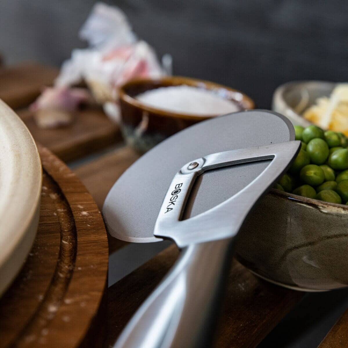 Boska Pizzaslicer Monaco+ / Pizzaroller/Stal nierdzewna/Ergonomiczny/Wytrzymały/Pudełko prezentowe / 20 cm