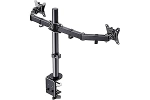 ErGear Dual Monitor Desk Mount - The Perfect Solution for a More Efficient Workspace