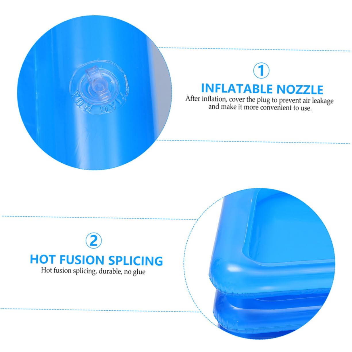 PRETYZOOM 6pcs Inflatable Ice Bar Inflatable Ice Serving Bar Picnic Supplies Ice Buckets for Parties Inflatable Salad Bar Buffet Ice Cooler Outdoor Party Supplies Heater Child Food