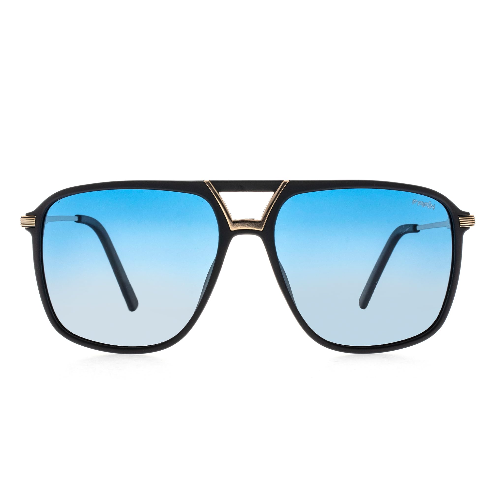 FAA'N Retro Vintage Square Aviator Sunglasses for Men Polarized Sunglasses Women Trendy Sun Glasses