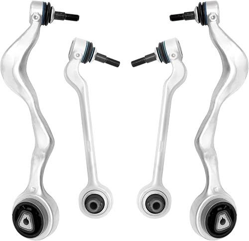 Kit de suspensión de brazo de control inferior delantero, 4 piezas, compatible con BMW E90 325i 328i 330i 335i 335i 335is 128i 135i X1 (solo 2WD)