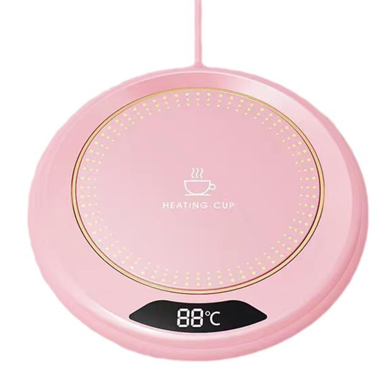 Tsophreniq Coffee Warmer Coasters USB Powered Beverage Warmer Pad Warming Plate Heating Cup Pad Suitable for Hot Beverages USB Heating