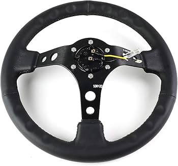 Amazon | NRG Innovations 強化RST-006BK ブラックレザー 350mm