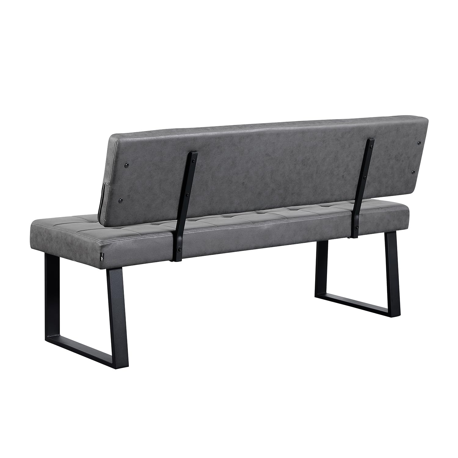 B&D home® Eckbank AKA – Esszimmerbank mit Lehne, beidseitig montierbar (Links/rechts), Kaltschaum-Polsterung, platzsparend, für Esszimmer, Küche & Flur, ca. 216 x 160 cm