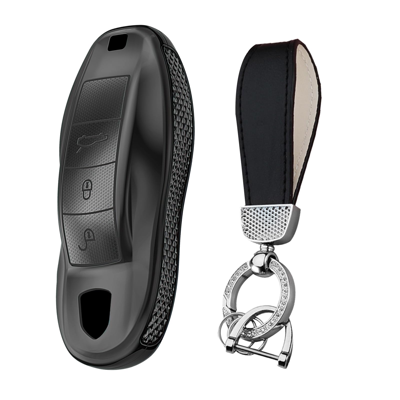 Télécommande coque de clé Porsche Taycan et Panamera en TPU - 8