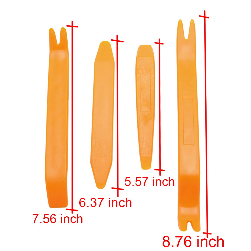 Astra Depot Car Truck Interior Panel Molding Trim Open Pry Tool Dashboard Panel Removal Installation (Pack of 4)