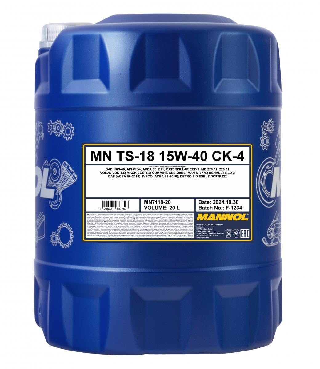Sct - Mannol MN7118-20 - Aceite de motor