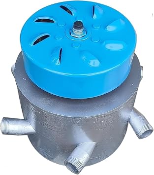 110V-230V 3kW Pelton Hydroelectric Generator, 6-tube High Power Water Turbine Generator For Outdoor Use In Rivers & Mountains, 3500RPM Home Use Portable Generation Power Equipment