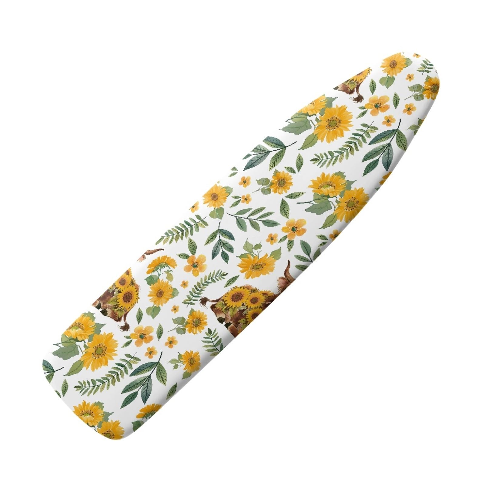 Elasticated Ironing Board Covers 125 X 45 Yellow Green Universal iron board covers and Padding,Adjustable Fastener,Durable,Washable,Easy to Install,Slip-resistant and heat-resistan