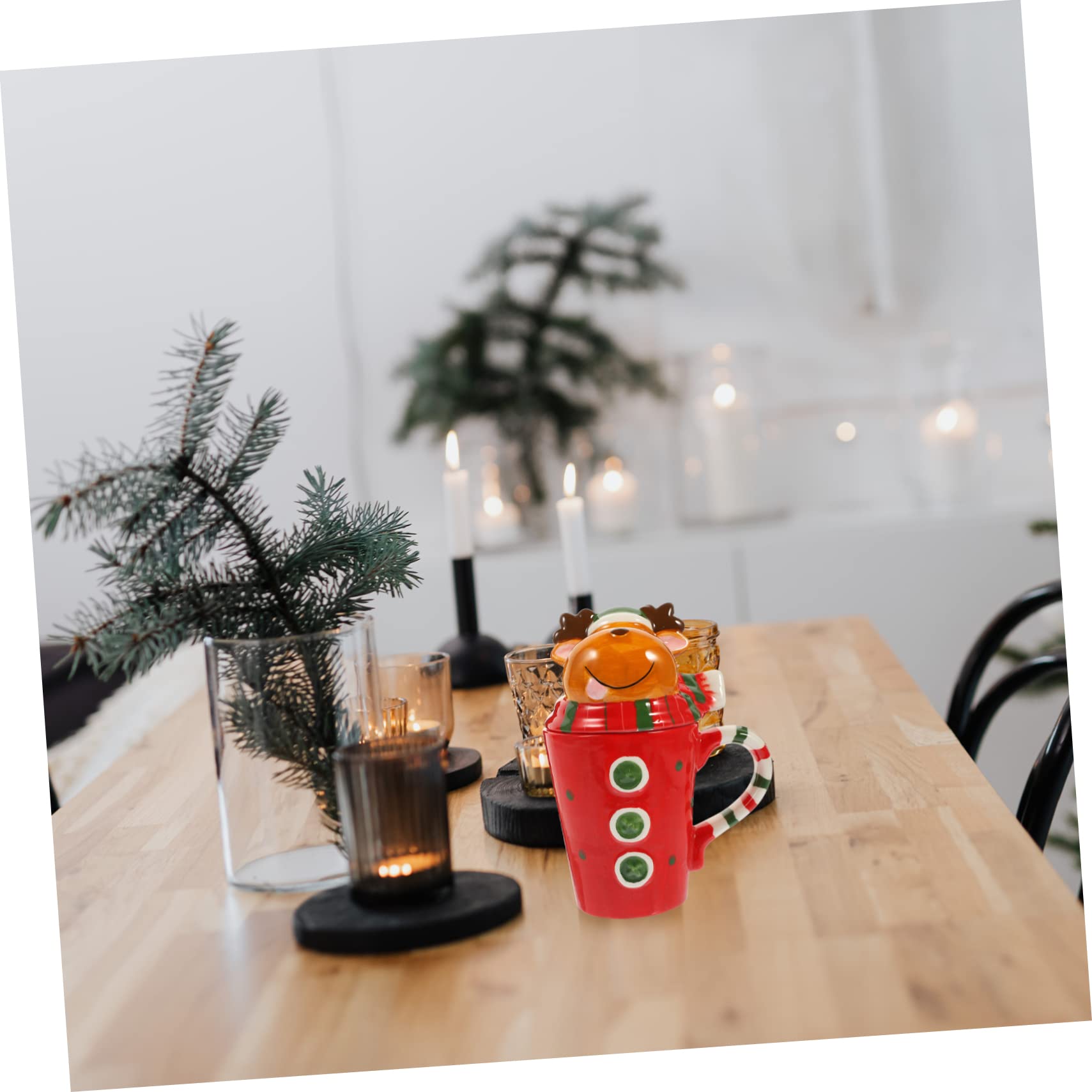 Tasse De Noël En Céramique Avec Motif De Dessin Animé Tasse À Café Décorative Pour La Maison Et Le Bureau