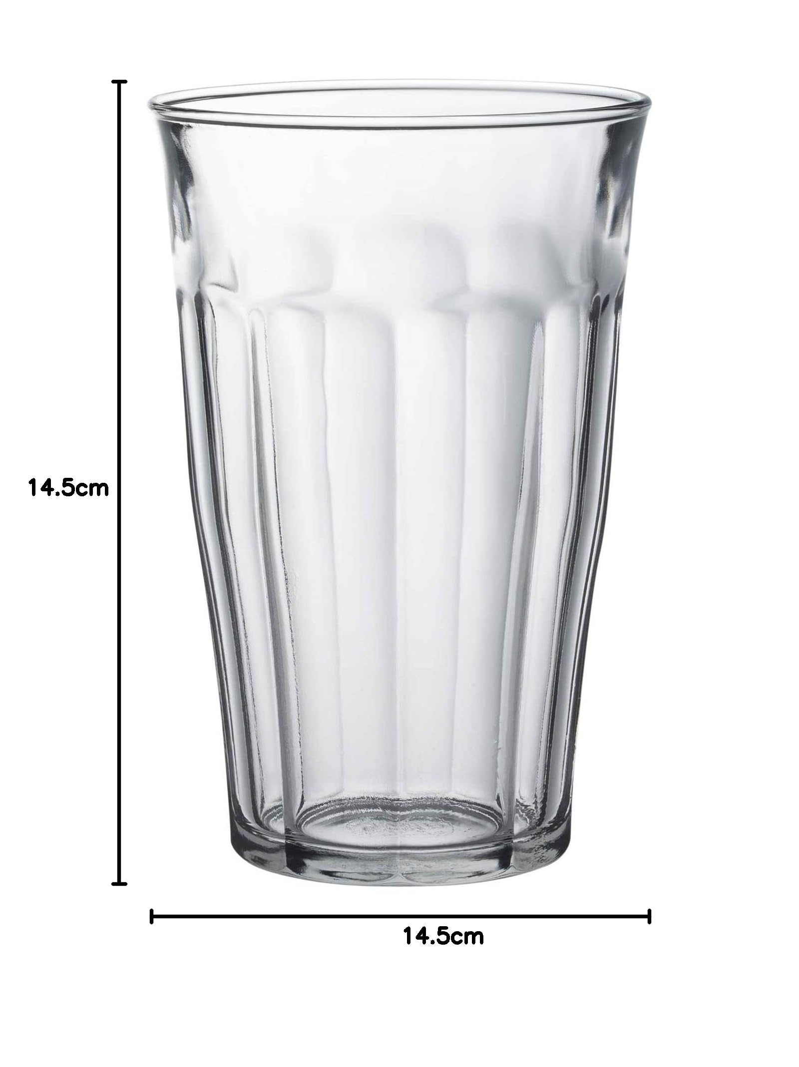Duralex Picardie Highball Cocktailgläser - 500ml Glaschurder - Pack Von 12