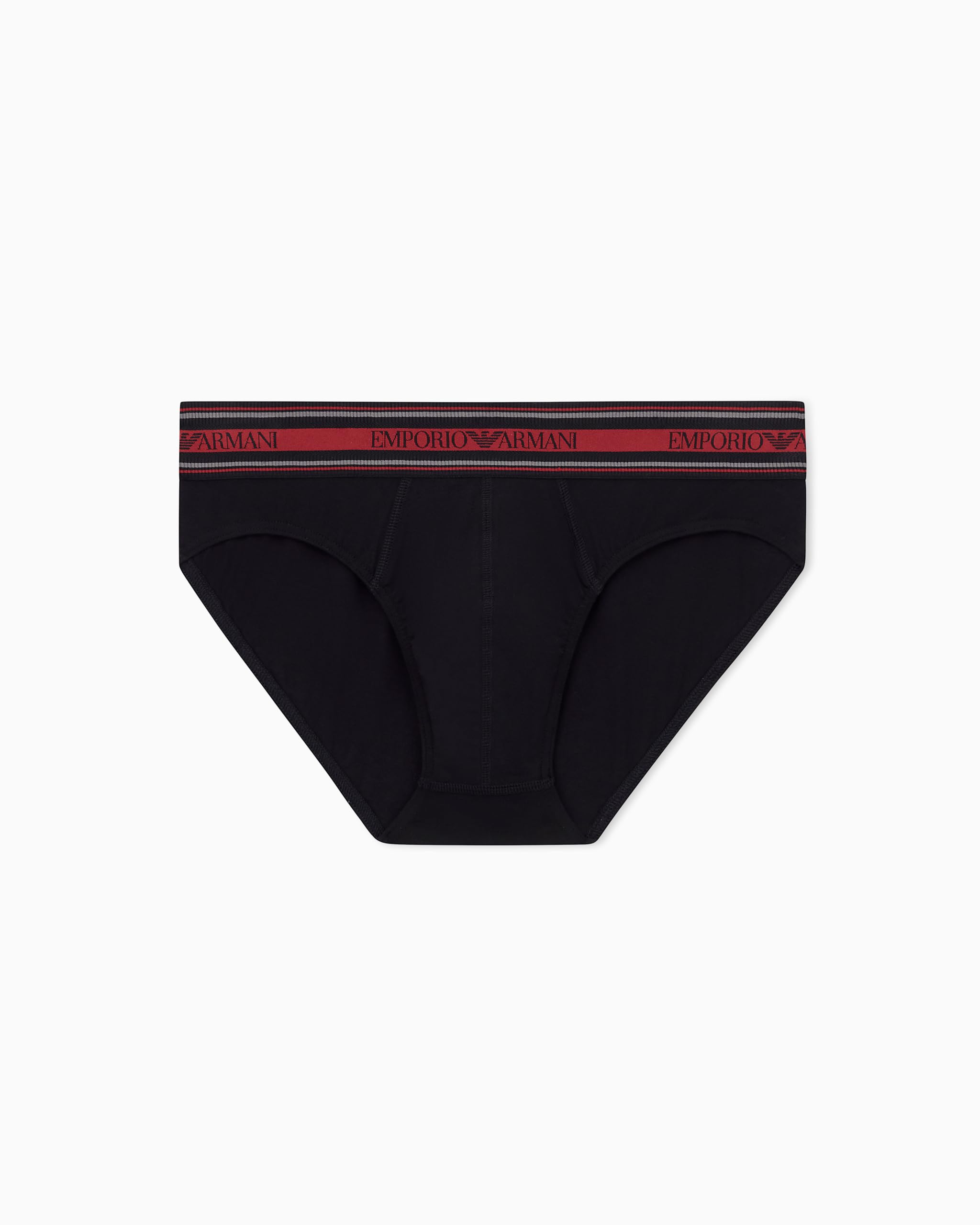 EMPORIO ARMANI Man's Textured Elastic Brief Black XL