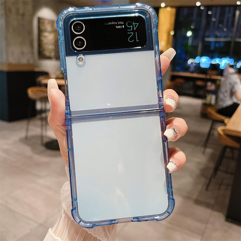 Amazon.co.jp: 高級透明エアバッグケース For Samsung Galaxy Z Flip 3